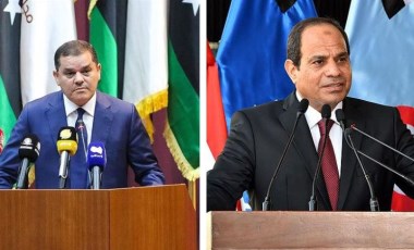 Libya Başbakanı Dibeybe ile Sisi görüştü