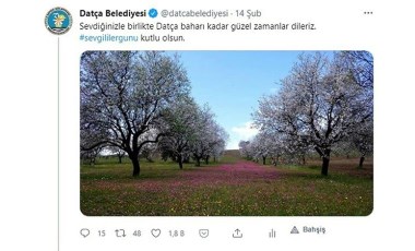 Datça Belediyesi, bir tweetini 6 bin dolara sattı