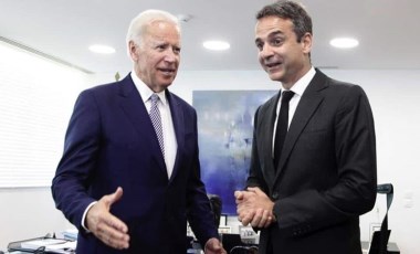 ABD Başkanı Joe Biden, Yunanistan Başbakanı Kiryakos Miçotakis ile görüştü