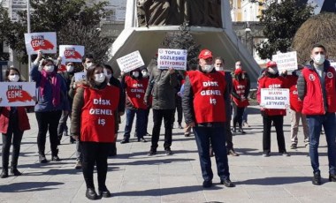 Bakırköy Belediyesi İşçileri, anayasal hakları olan toplusözleşme için mücadele ediyor