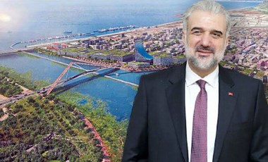 AKP'li başkan Kanal İstanbul diye Boğaçayı projesini paylaştı