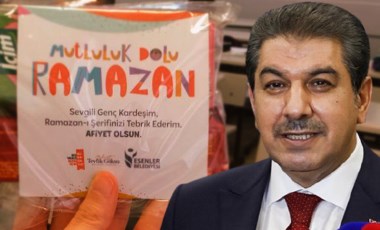 AKP'li Tevfik Göksu, çocuklara 'yasak kumanya' dağıttı