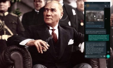 Olayın adresi Konya! Okulun öğrenci grubunda Mustafa Kemal'e çirkin saldırı