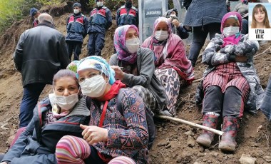 İkizdere’de iş makinelerine direnen köylü kadınlara jandarma sert müdahale etti