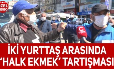 Ümraniye'deki Halk Ekmek kavgası yurttaşa yansıdı, İki yurttaş arasında tartışma yaşandı