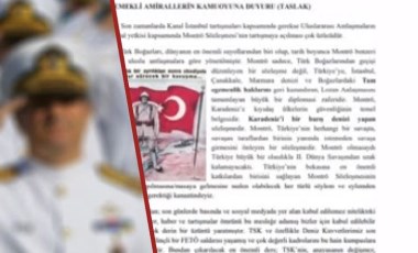 Emekli Amiral Çetin: Bana ulaşan taslakta 'Yüce Türk Milletine' ifadesi yoktu ve altındaki tarih 6 Nisan'dı