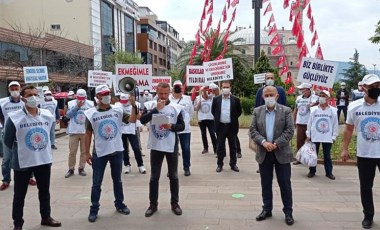 İşçiler, AKP’li Giresun Belediye Başkanı'nı protesto etti