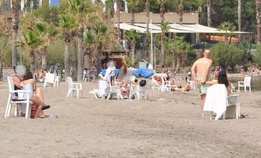 Bodrum'da yabancı turist denize girdi, yerli turiste ceza kesildi