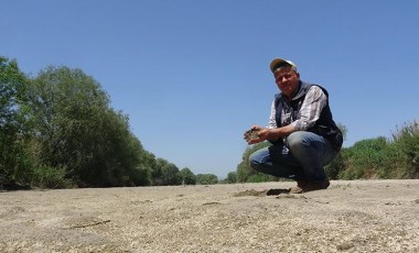 İlk kez böyle görüntülendi, Büyük Menderes Nehri kurudu