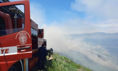 Bandırma'da 1,5 hektarlık makilik alan yangında zarar gördü