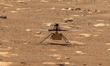 NASA'nın Mars'a gönderdiği keşif aracındaki mini helikopterin uçuşu sırasındaki sesi kayıtlara geçti