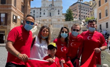 Roma'da 'Türkiye' tezahüratları