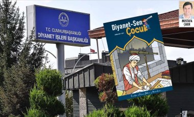 Diyanet-Sen kafası işte bu, çocuk dergisinde 'kafa kesme'