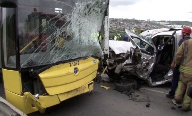 Başakşehir’de feci kaza: 1 ölü, İETT şoförü ağır yaralı