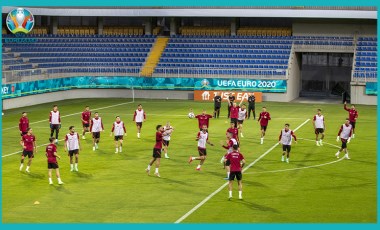 EURO 2020'de A Milli Futbol Takımı, Galler maçına hazırlanmaya devam ediyor