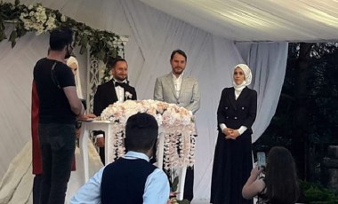 Berat Albayrak bu kez de nikahta ortaya çıktı