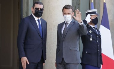 Fransa Cumhurbaşkanı Macron, Libya Başbakanı Dibeybe ile görüştü