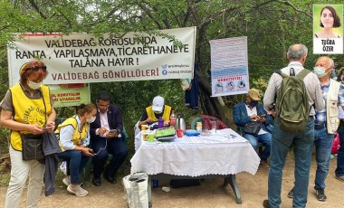 Validebağ Gönüllüleri, koru içinde nöbet eylemi başlattı