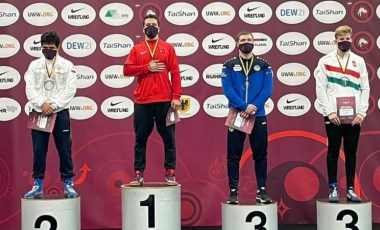 Avrupa Gençler Güreş Şampiyonası'nda 1 altın, 2 bronz madalya