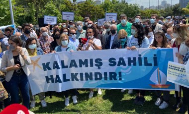 Kalamış Marina’da özelleştirme protestosu: Kalamış’tan elinizi çekin