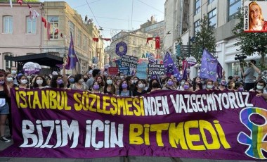 İstanbul Sözleşmesi'nden çekilmeyi protesto eden kadınlara polis müdahalesi