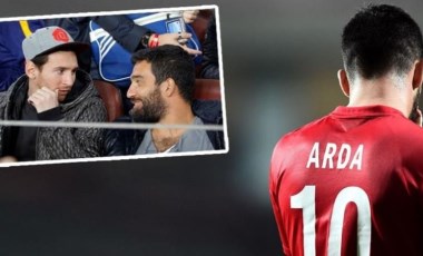 Galatasaraylı Arda'dan Messi'ye kutlama