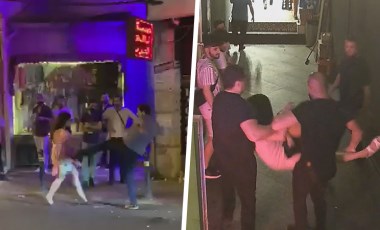 Beyoğlu'nda güvenlik görevlisinin parmağını koparan kadına şiddet