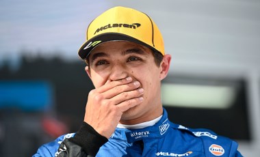 Formula 1 pilotu Lando Norris, EURO 2020 finalinde gasp edildi