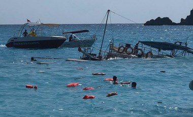 Fethiye'de günübirlik tur yapan tekne battı: 1 ölü, 2 yaralı