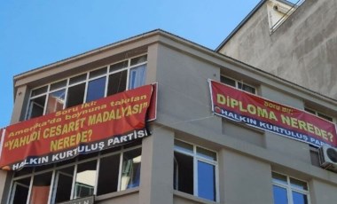 Savcılıktan ‘Diploma nerede?’ pankartı hakkında karar