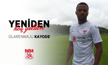 Sivasspor, Kayode ile yeniden anlaştı