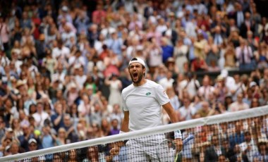 Wimbledon'da tek erkeklerde ilk finalist Matteo Berrettini