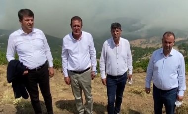 CHP Tunceli Milletvekili Polat Şaroğlu yangın bölgesinden seslendi: Canlıların yok olmasını maalesef acı içinde izliyoruz