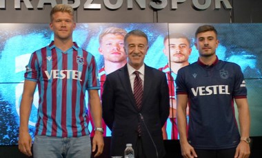 Trabzonspor'da Andreas Cornelius ve Dorukhan Toköz, basına tanıtıldı