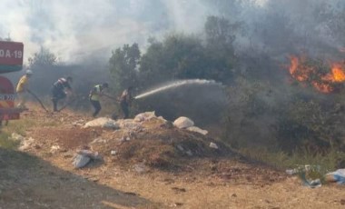 Balıkesir'de orman yangını (02.08.2021)