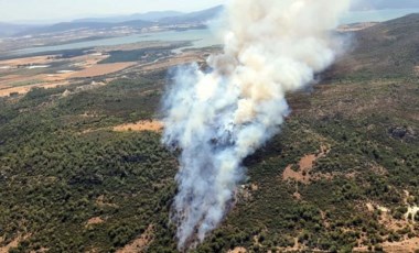 Son dakika... İzmir'in Menderes ve Urla ilçelerinde orman ve makilik alanlarda yangın çıktı