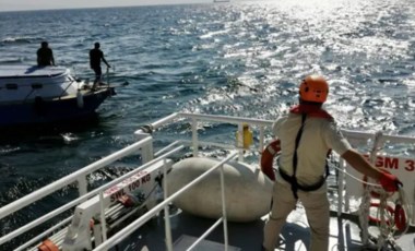 Büyükada açıklarında sürüklenen tekne kurtarıldı