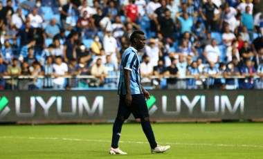 Adana Demirspor-Konyaspor maçında Balotelli oyundan alınınca büyük tepki gösterdi