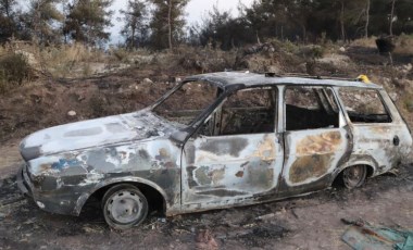 Otomobilde çıkan yangın ormana sıçradı, 3 hektar alan küle döndü