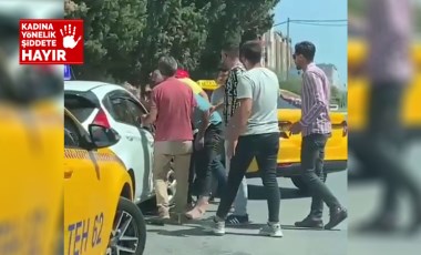 Taksicilerden kadın sürücü adayına sözlü saldırı