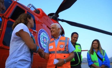 Muğla Büyükşehir Belediyesi, 4.5 ton su kapasiteli helikopteri Muğla’ya getirdi