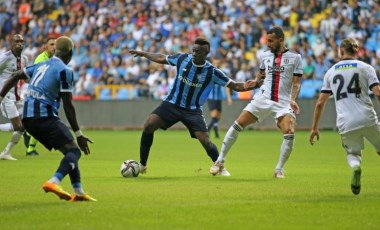 Adana Demirspor ve Beşiktaş 1-1 berabere kaldı