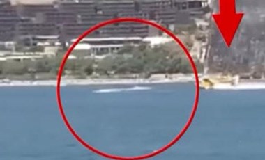 Yangına müdahalede su alan uçağı engelleyen jet-ski olayında yeni gelişme