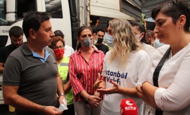 İstanbul Vakfı’nın gönderdiği yardım tırı afet bölgesinde