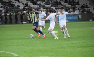 Fenerbahçe hazırlık maçında Giresunspor'u 3-1 mağlup etti