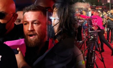 Ünlü dövüşçü Conor McGregor, ödül törenini birbirine kattı