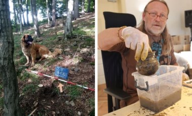 Çekya’da bir köpek 14. yüzyıldan kalma hazine buldu