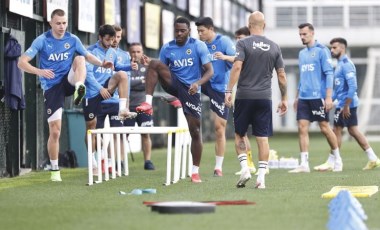 Fenerbahçe'de Eintracht Frankfurt maçı hazırlıkları