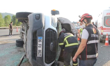 Düzce TEM otoyolunda feci kaza: 8 yaralı