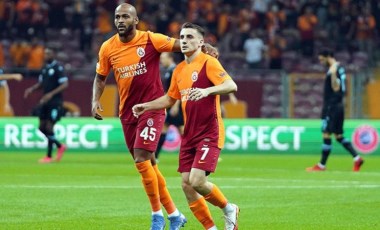 Galatasaray'da Kerem ile Marcao, taraftarı selamladı